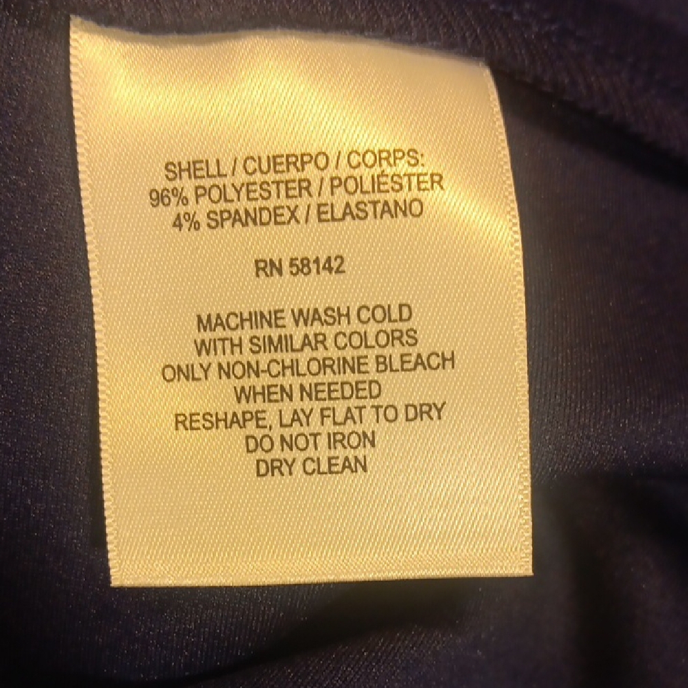 NWT! London Times Navy Polished Hem Sheath Dress with Jacket - Picture 10 of 12